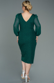 Robe Grande Taille Midi Émeraude ABK1726
