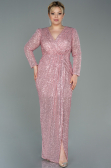 Robe De Soirée Grande Taille Squameuse Longue Poudre ABU2878