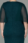 Robe de Soirée Grande Taille Longue Émeraude ABU2857