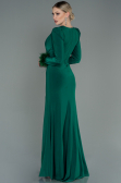Robe de Soirée Longue Émeraude ABU2804