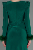 Robe de Soirée Longue Émeraude ABU2804