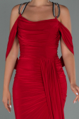 Robe de Soirée Longue Rouge ABU3101