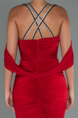 Robe de Soirée Longue Rouge ABU3101