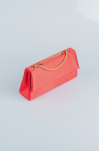 Sac de Soirée Luxe Satin Or-Rouge SH818