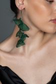 Boucle d'Oreille Émeraude UK575
