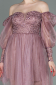 Robe de Cérémonie Courte Poudre ABK1745