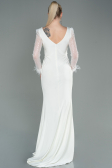 Robe de Soirée Longue Blanc ABU3008