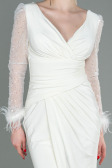 Robe de Soirée Longue Blanc ABU3008