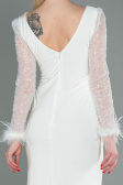 Robe de Soirée Longue Blanc ABU3008