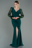Robe de Soirée Longue Émeraude ABU3008