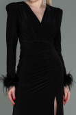 Robe de Soirée Longue Noir ABU2804