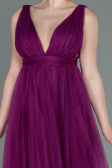 Robe de Soirée Longue Violet ABU3135