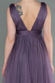 Robe de Soirée Longue Lavande ABU3135