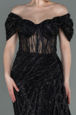 Robe De Soirée Longue Noir ABU2706