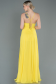 Robe de Soirée Longue Jaune ABU1305