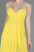 Robe de Soirée Longue Jaune ABU1305