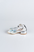 Chaussure D’enfant Peau Bleu clair HR005