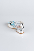 Chaussure D’enfant Peau Bleu clair HR005