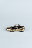 Chaussure D’enfant A motifs Or HR185