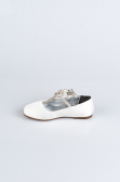 Chaussure D’enfant Satin Blanc HR185