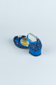Chaussure D’enfant Squameuse Bleu Saxe HR002