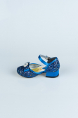Chaussure D’enfant Squameuse Bleu Saxe HR002