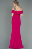 Robe de Soirée Longue Fushia ABU3156