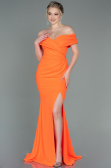 Robe de Soirée Longue Orange ABU3156