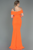 Robe de Soirée Longue Orange ABU3156