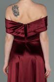 Robe de Soirée Longue Rouge Bordeaux ABU3157