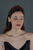 Accessoire de Cheveux Rouge Bordeaux DY508