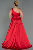 Robe Grande Taille Longue Rouge ABU3171