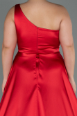 Robe Grande Taille Longue Rouge ABU3171