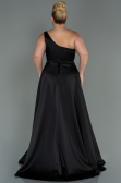Robe Grande Taille Longue Noir ABU3171