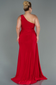 Robe Grande Taille Longue Rouge ABU3132