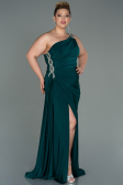 Robe Grande Taille Longue Émeraude ABU3132