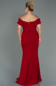 Robe de Soirée Grande Taille Longue Rouge ABU3172