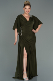 Robe Grande Taille Longue Kaki ABU3173