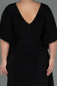 Robe Grande Taille Longue Noir ABU3173