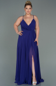 Robe De Soirée Grande Taille Longue Violet ABU1324