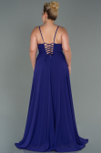 Robe De Soirée Grande Taille Longue Violet ABU1324
