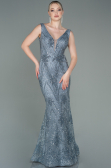 Robe Queue de Poisson Longue Anthracite ABU3178