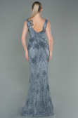 Robe Queue de Poisson Longue Anthracite ABU3178