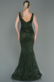 Robe Queue de Poisson Longue Émeraude ABU3178