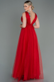 Robe de Soirée Longue Rouge ABU3135