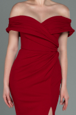Robe de Soirée Longue Rouge ABU3156