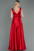 Robe de Fiançaille Longue Rouge ABU3199