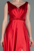 Robe de Fiançaille Longue Rouge ABU3199