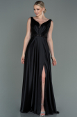 Robe de Fiançaille Longue Noir ABU3199