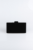 Sac de Soirée Luxe Couleur daim Noir SH813